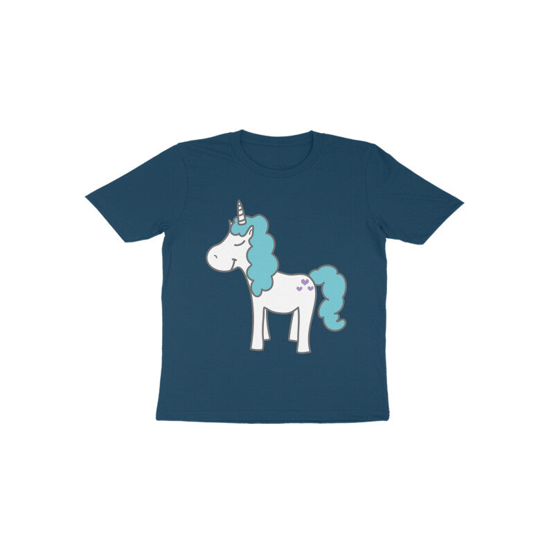 Toddler Half Sleeve Round Neck Tshirt – Unicorn puraidoprints
