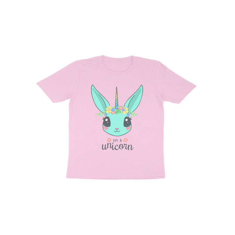 Toddler Half Sleeve Round Neck Tshirt – Unicorn puraidoprints