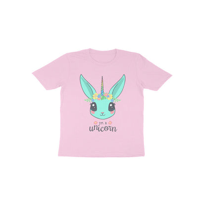 Toddler Half Sleeve Round Neck Tshirt – Unicorn puraidoprints