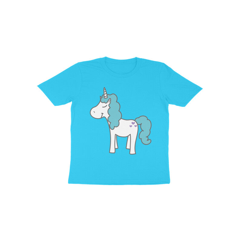 Toddler Half Sleeve Round Neck Tshirt – Unicorn puraidoprints