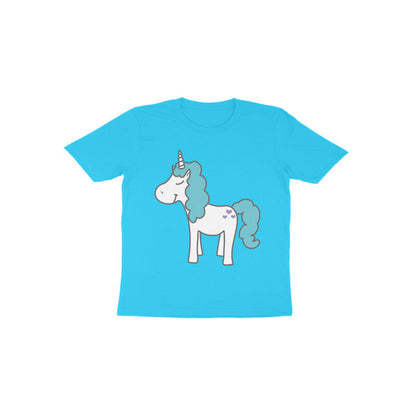 Toddler Half Sleeve Round Neck Tshirt – Unicorn puraidoprints
