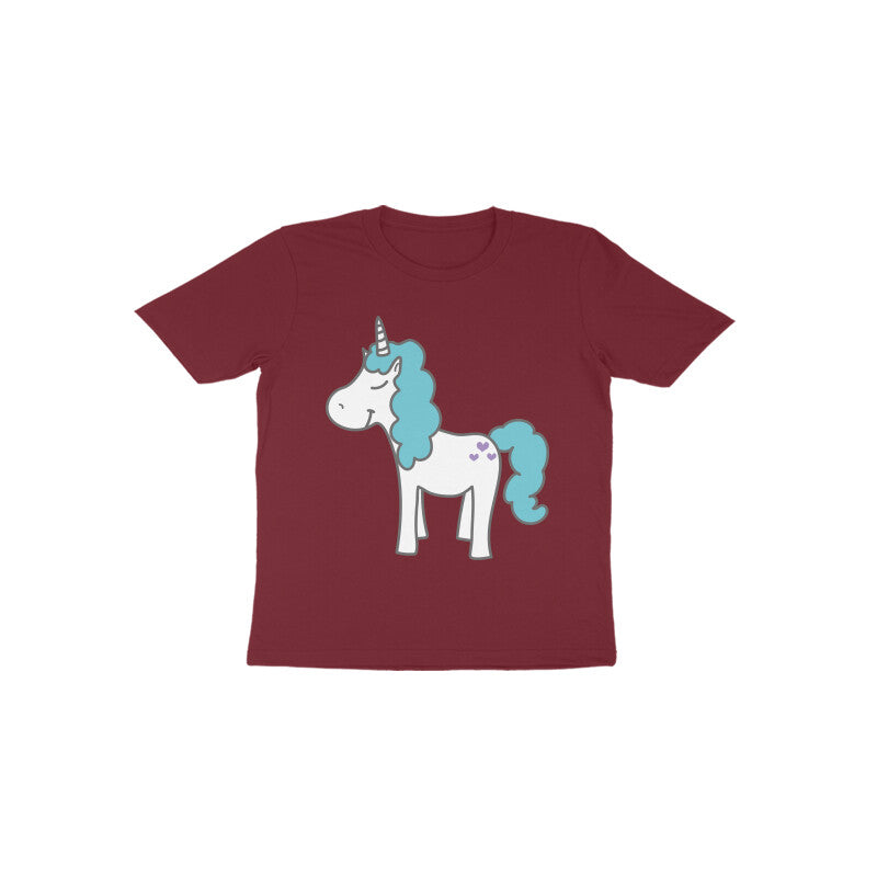 Toddler Half Sleeve Round Neck Tshirt – Unicorn puraidoprints