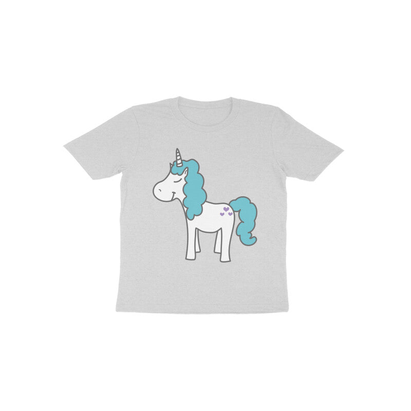 Toddler Half Sleeve Round Neck Tshirt – Unicorn puraidoprints