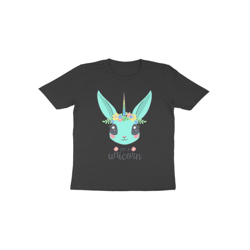 Toddler Half Sleeve Round Neck Tshirt – Unicorn puraidoprints