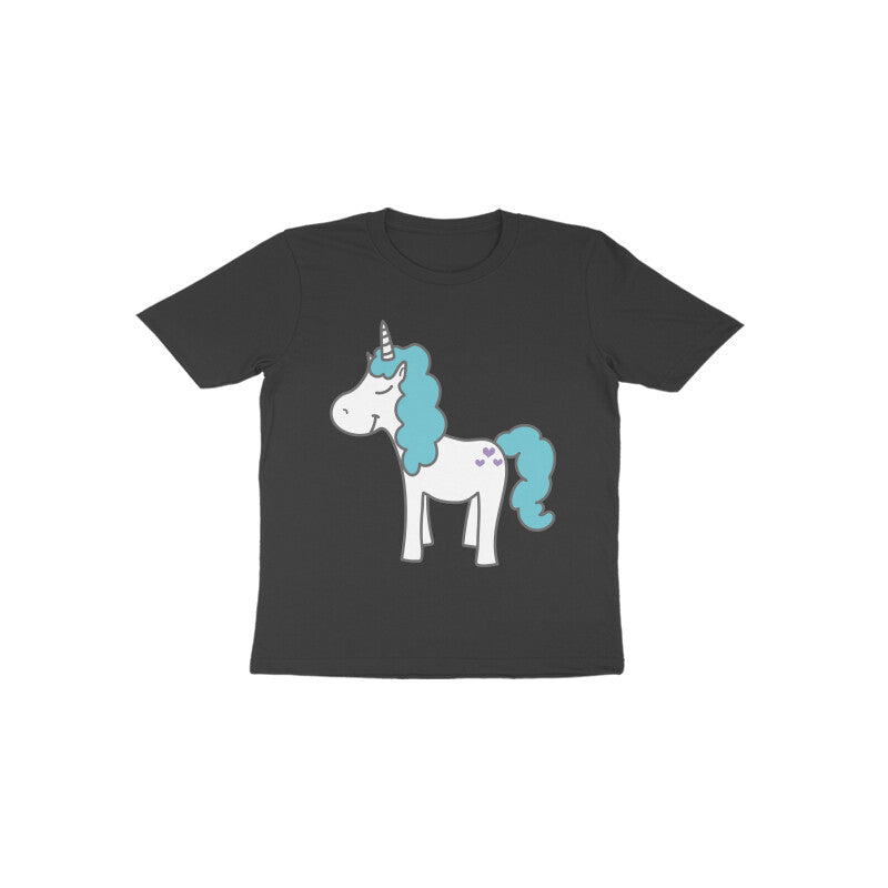 Toddler Half Sleeve Round Neck Tshirt – Unicorn puraidoprints