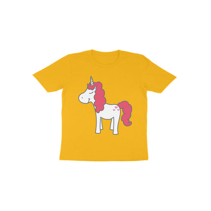 Toddler Half Sleeve Round Neck Tshirt – Unicorn puraidoprints