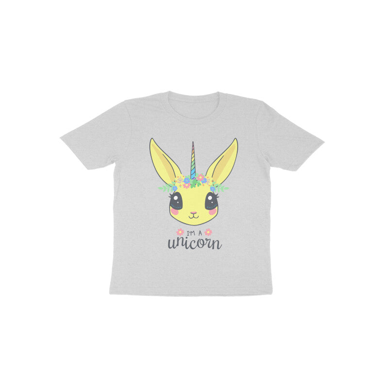 Toddler Half Sleeve Round Neck Tshirt – Unicorn puraidoprints