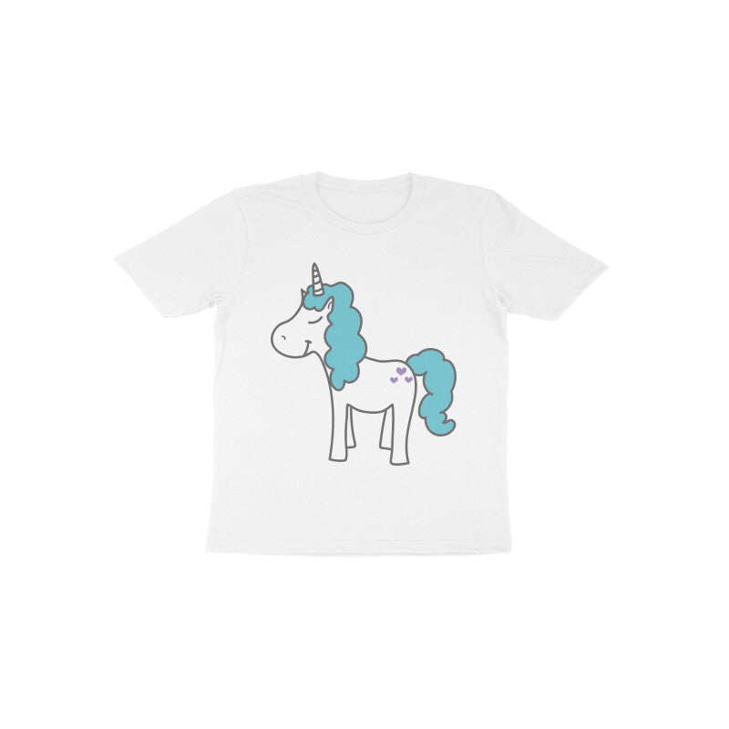 Toddler Half Sleeve Round Neck Tshirt – Unicorn puraidoprints
