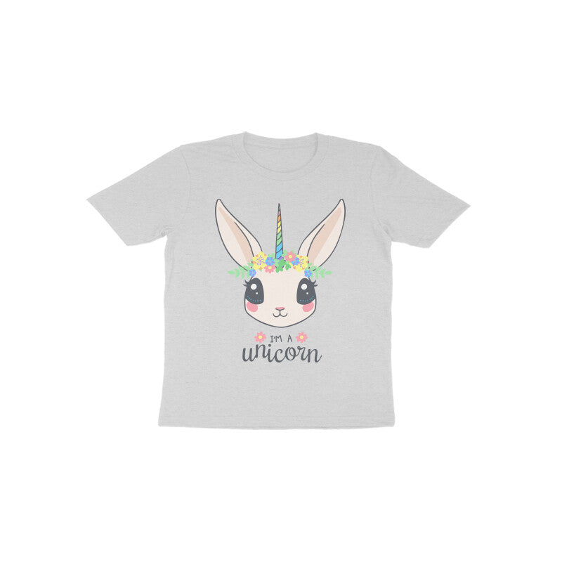 Toddler Half Sleeve Round Neck Tshirt – Unicorn puraidoprints
