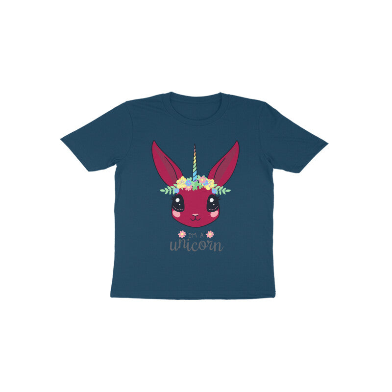 Toddler Half Sleeve Round Neck Tshirt – Unicorn puraidoprints