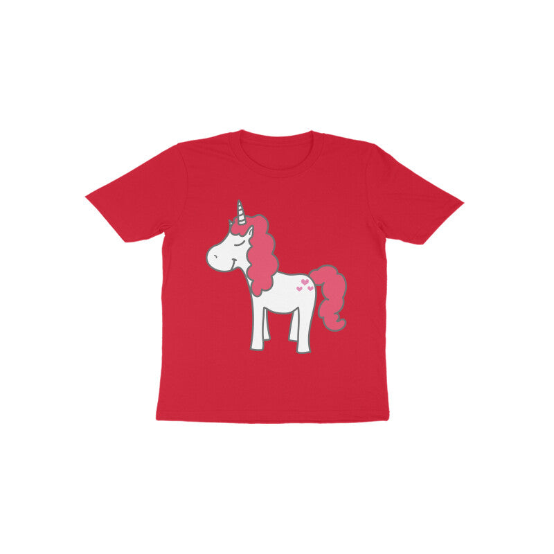 Toddler Half Sleeve Round Neck Tshirt – Unicorn puraidoprints