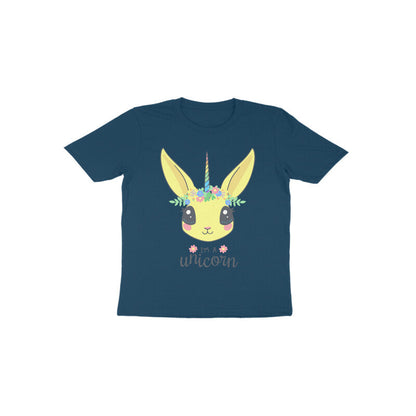 Toddler Half Sleeve Round Neck Tshirt – Unicorn puraidoprints
