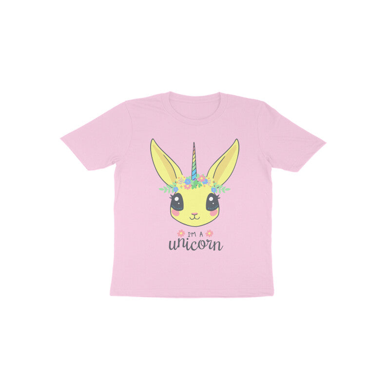 Toddler Half Sleeve Round Neck Tshirt – Unicorn puraidoprints