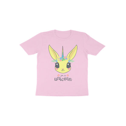 Toddler Half Sleeve Round Neck Tshirt – Unicorn puraidoprints