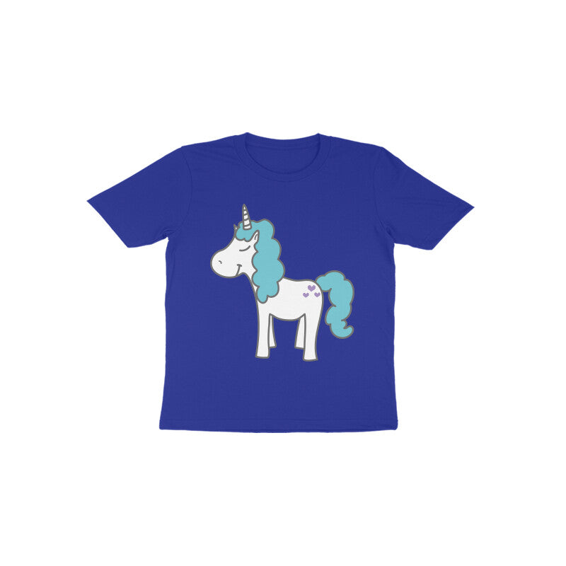 Toddler Half Sleeve Round Neck Tshirt – Unicorn puraidoprints