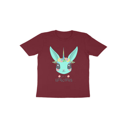 Toddler Half Sleeve Round Neck Tshirt – Unicorn puraidoprints