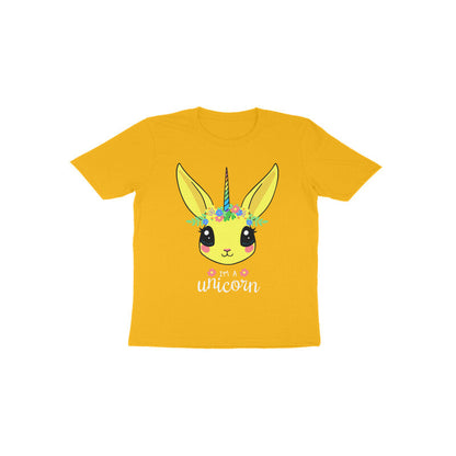 Toddler Half Sleeve Round Neck Tshirt – Unicorn puraidoprints