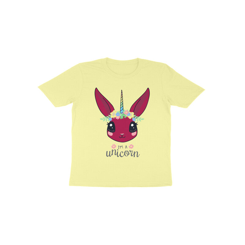 Toddler Half Sleeve Round Neck Tshirt – Unicorn puraidoprints