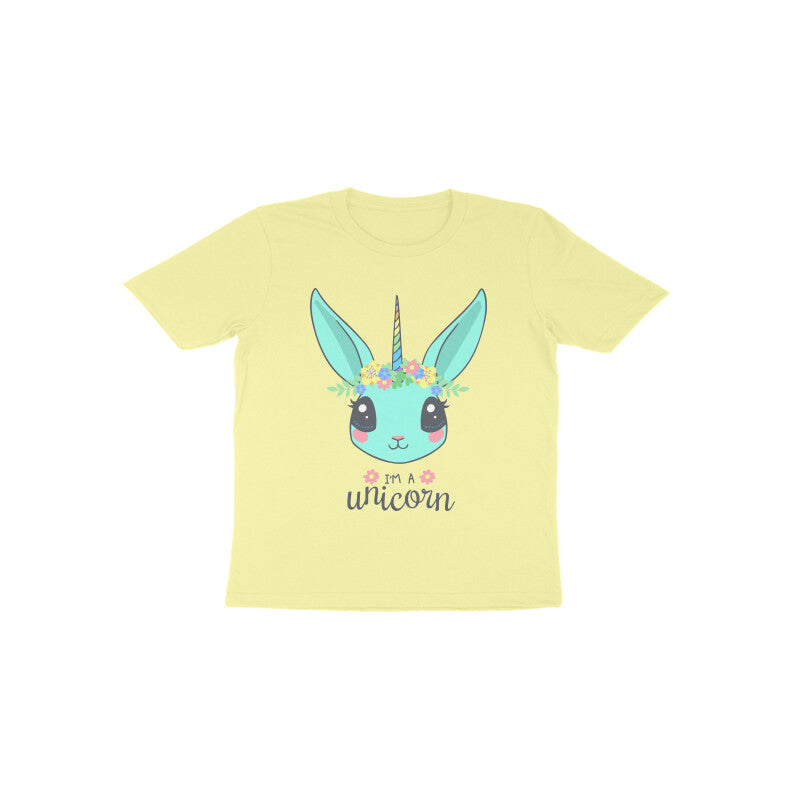 Toddler Half Sleeve Round Neck Tshirt – Unicorn puraidoprints