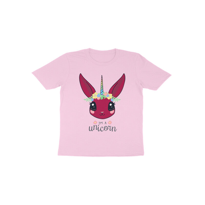 Toddler Half Sleeve Round Neck Tshirt – Unicorn puraidoprints