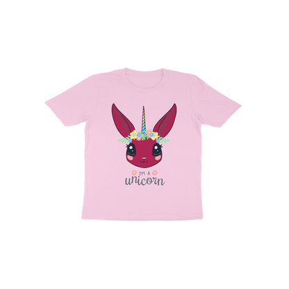 Toddler Half Sleeve Round Neck Tshirt – Unicorn puraidoprints
