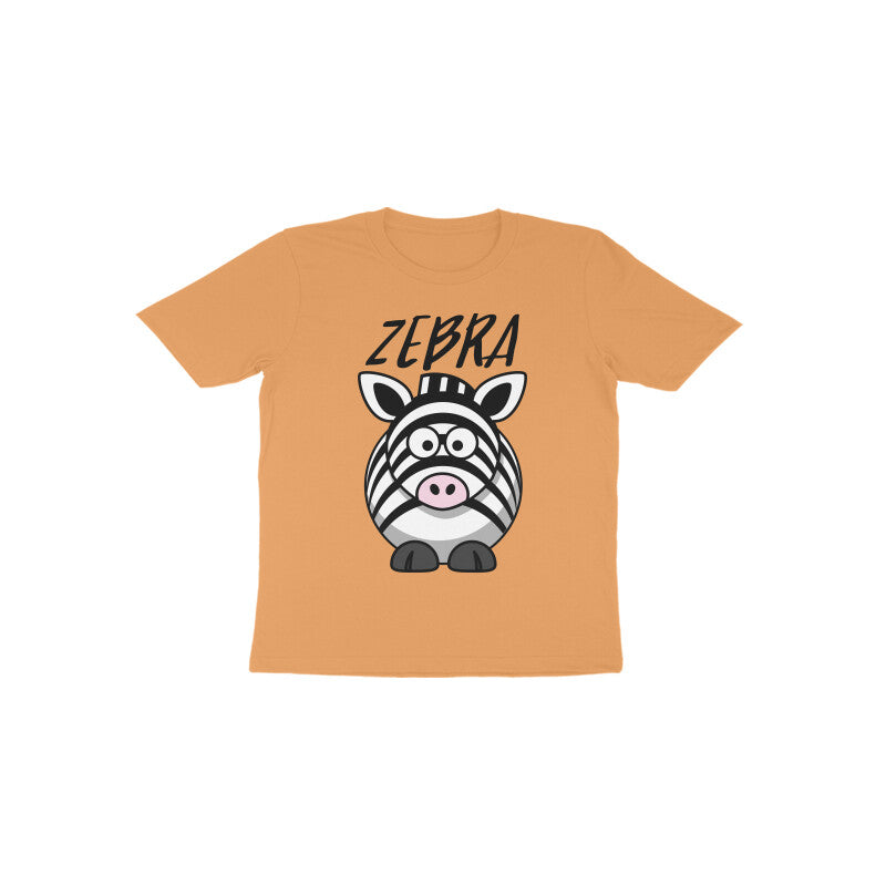 Toddler Half Sleeve Round Neck Tshirt –  Zebra puraidoprints