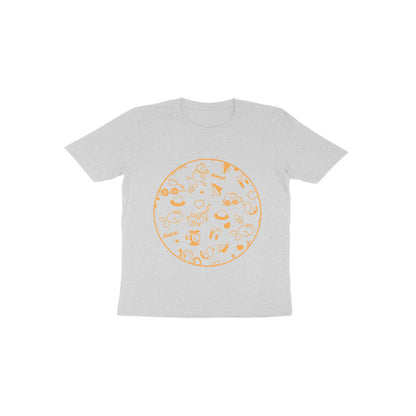 Toddler Half Sleeve Round Neck Tshirt – squiggly lines puraidoprints
