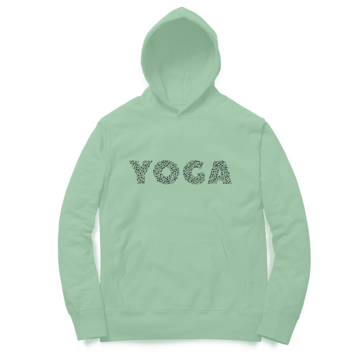 Unisex Hoodies - Yoga - Black Text puraidoprints