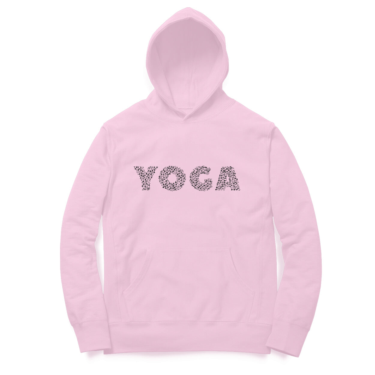 Unisex Hoodies - Yoga - Black Text puraidoprints