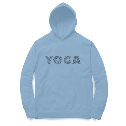 Unisex Hoodies - Yoga - Black Text puraidoprints