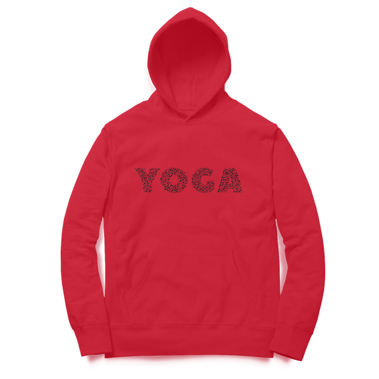 Unisex Hoodies - Yoga - Black Text puraidoprints