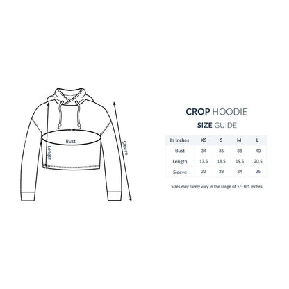 WOMEN'S CROP HOODIES – Ah tacos puraidoprints