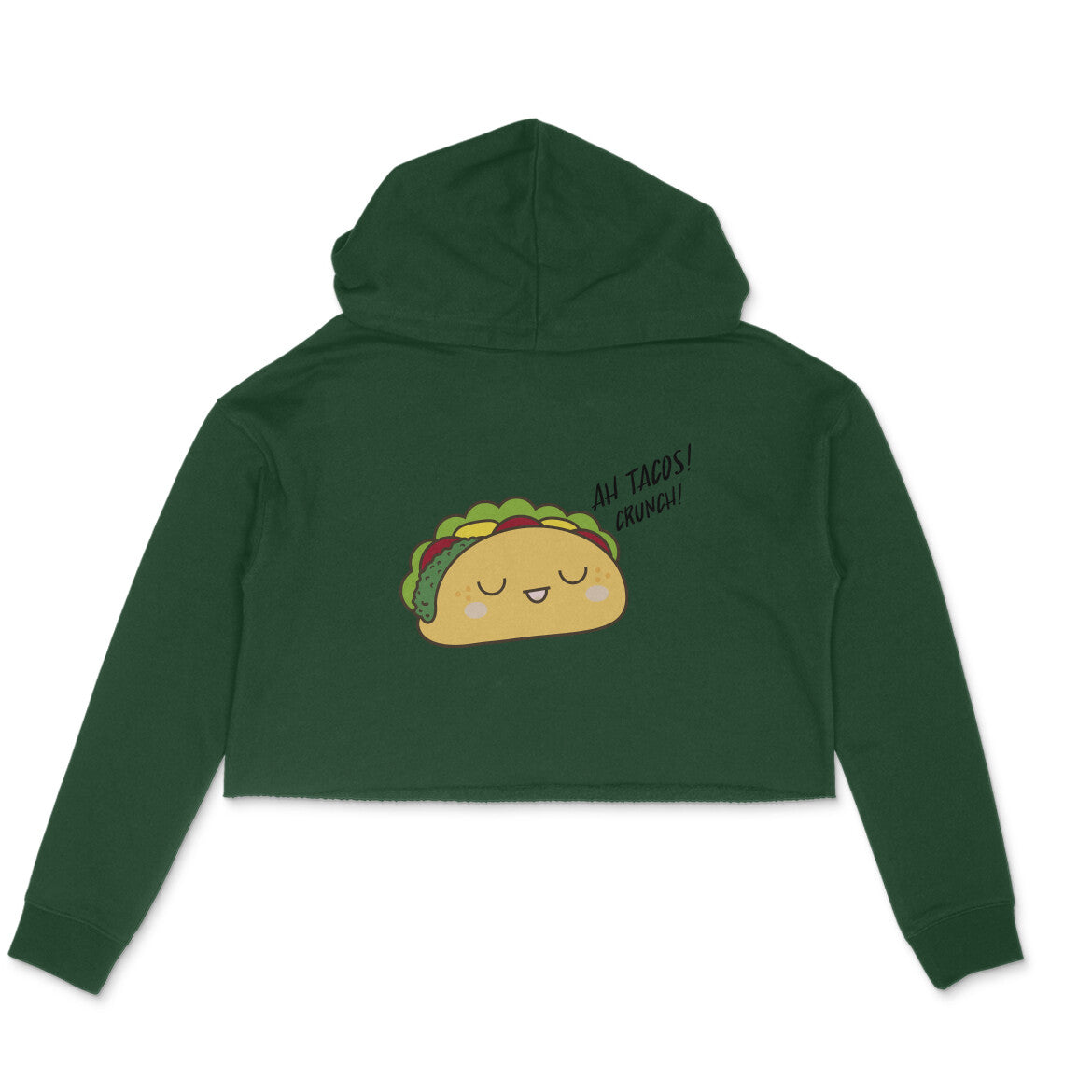 WOMEN'S CROP HOODIES – Ah tacos puraidoprints