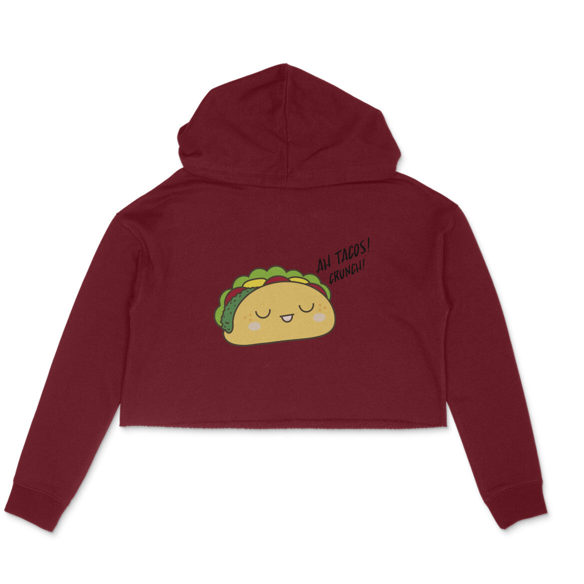 WOMEN'S CROP HOODIES – Ah tacos puraidoprints