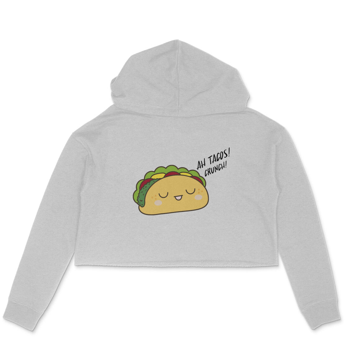 WOMEN'S CROP HOODIES – Ah tacos puraidoprints