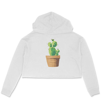 WOMEN'S CROP HOODIES - Cactus puraidoprints