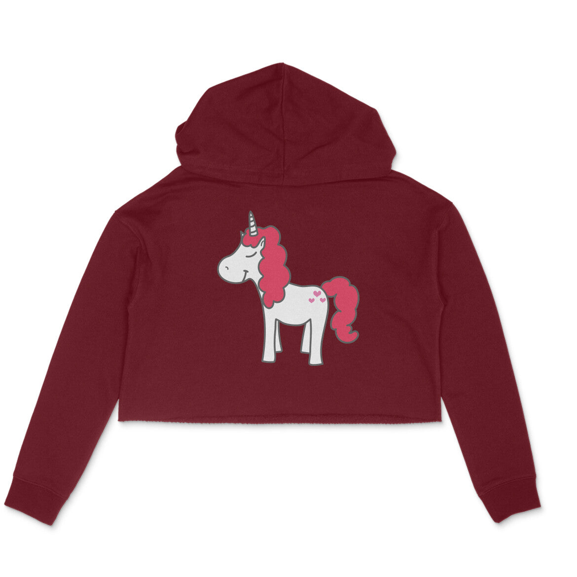 WOMEN'S CROP HOODIES - Unicorn puraidoprints