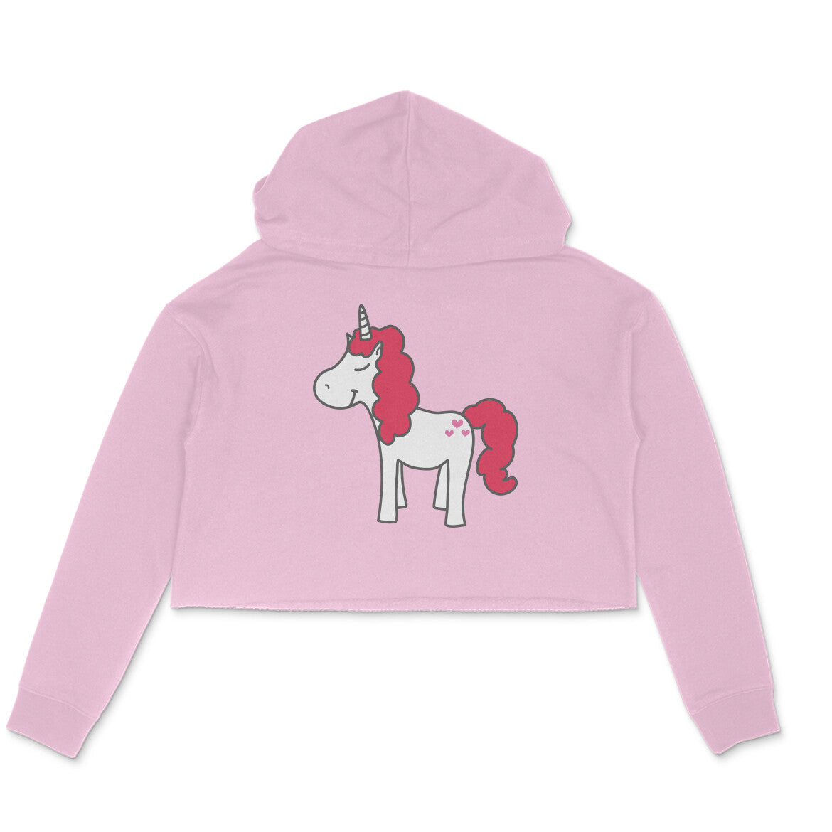 WOMEN'S CROP HOODIES - Unicorn puraidoprints