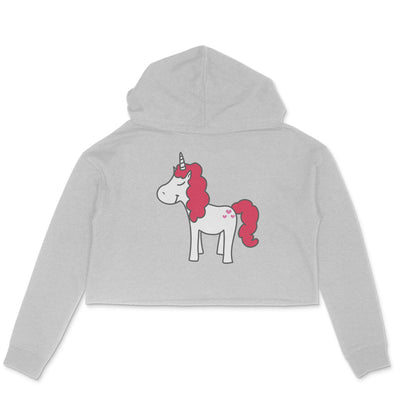 WOMEN'S CROP HOODIES - Unicorn puraidoprints