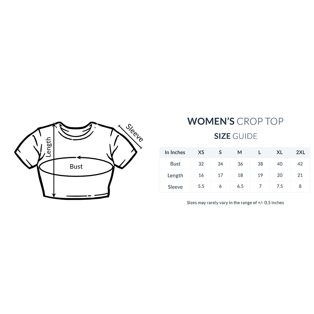 WOMEN'S CROP TOPS – Dream Big puraidoprints