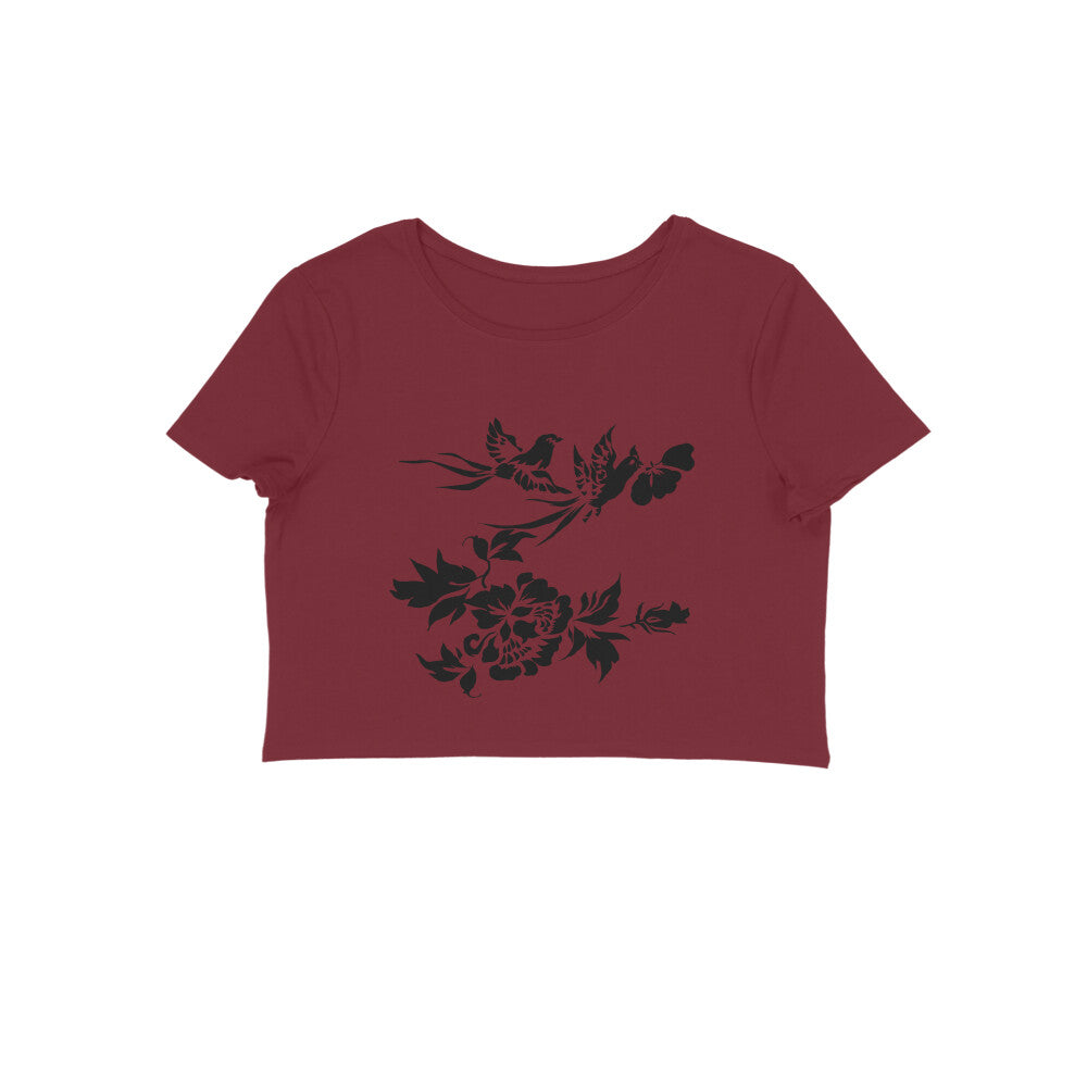 WOMEN'S CROP TOPS - Taguchi Series (1) design Collection puraidoprints