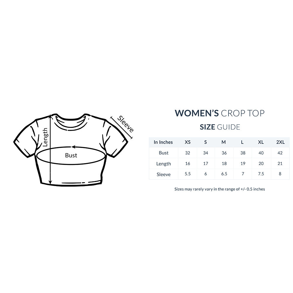 WOMEN'S CROP TOPS - Taguchi Series (1) design Collection puraidoprints