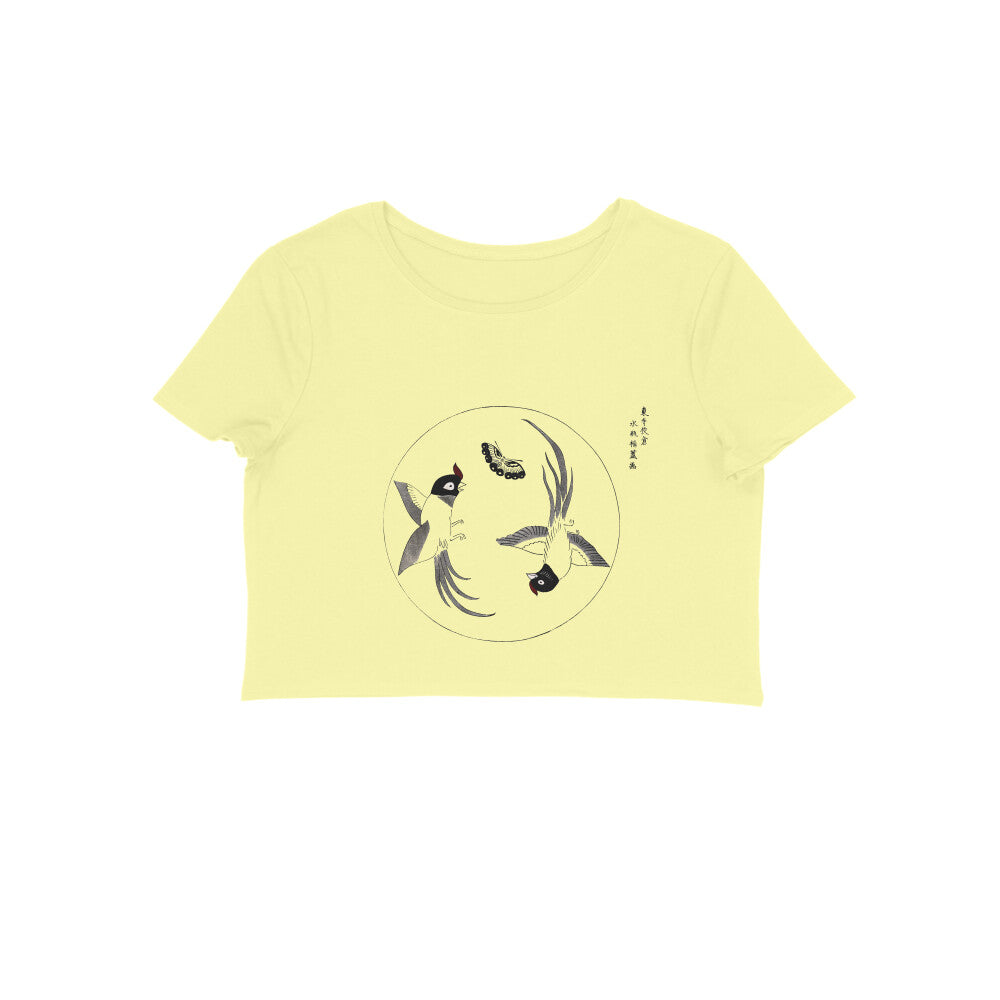WOMEN'S CROP TOPS - Taguchi Series (1) design Collection puraidoprints
