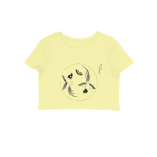 WOMEN'S CROP TOPS - Taguchi Series (1) design Collection puraidoprints