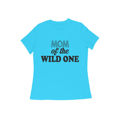 WOMEN'S ROUND NECK T-SHIRT - Mom of the wild one 1 puraidoprints