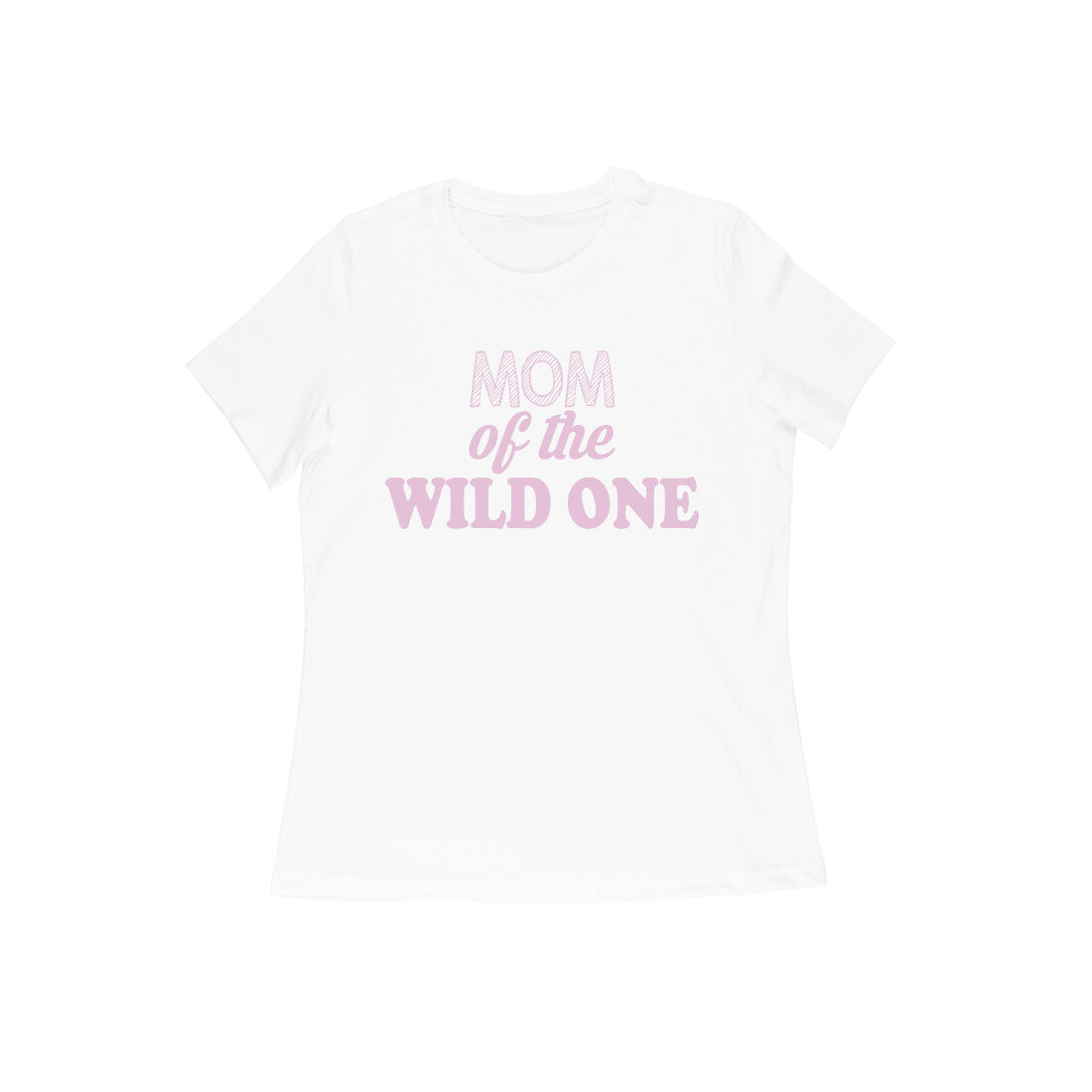 WOMEN'S ROUND NECK T-SHIRT - Mom of the wild one 2 puraidoprints