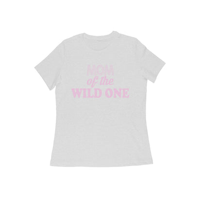 WOMEN'S ROUND NECK T-SHIRT - Mom of the wild one 2 puraidoprints