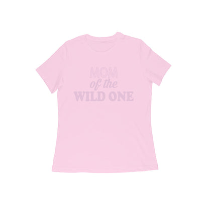 WOMEN'S ROUND NECK T-SHIRT - Mom of the wild one 2 puraidoprints