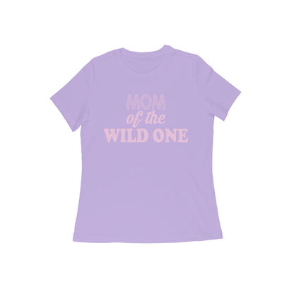 WOMEN'S ROUND NECK T-SHIRT - Mom of the wild one 2 puraidoprints