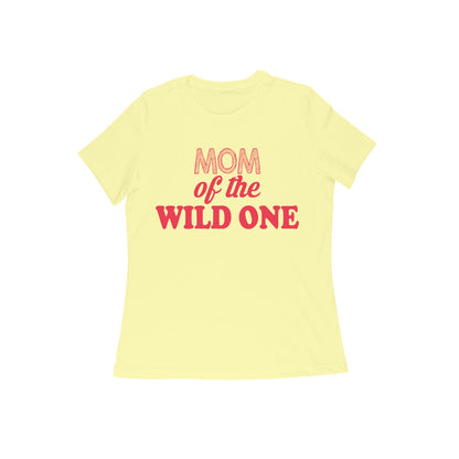 WOMEN'S ROUND NECK T-SHIRT - Mom of the wild one 3 puraidoprints